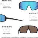 MAXJULI Kids Polarized Sunglasses for Boys and Girls,Outdoor Baseball Sports Cycling UV400 Protection 7705