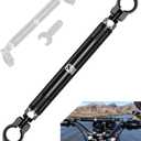 BRCOVAN Aluminum Alloy Cross Bar for Motorcycle, Length Adjustable Design Handlebar Extender Extension, Motorcycle Balance Bar Reinforce Lever Compatible with Handlebar 22mm in Diameter