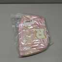 Hiroyuki Iridescent Makeup Bag, 14 inches Cosmetic Bag, Large Capacity Travel-Friendly Pouch (hair, pink)