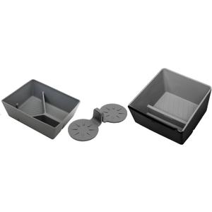 Jowua Center Console Organizer & Coasters & Armrest Organize Set for Tesla Model S Plaid, Model X Plaid, Washable Silicone, dust-Proof