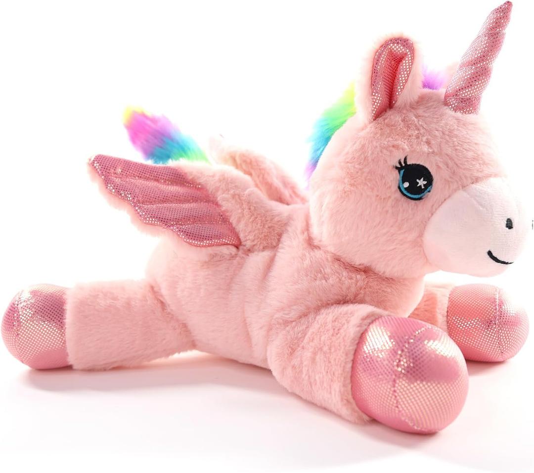 Sew Butiful Unicorn Stuffed Animal, 12in/30cm, Cute Plushies for Girls, Stuffed Unicorn Plush Birthday Gifts Soft Plush Toys Set for Baby, Toddler, Girls, Kids, Decor (New_pink)