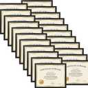 Edenseelake 8.5 x 11 Picture Frame Set of 22, Black 8.5 x 11 Certificate Frame Bulk for Award Document Diploma, Wall or Tabletop Display