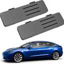 2Pcs Backseat Air Vent Cover for Tesla Model 3 & Model Y, with 3 Wooden Diffuser for Air Vent Scents DIY, 2-in-1 Rear Seat Air Vent Grille Protection, 2025 Upgraded Accessories