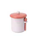 Core Ceramic Jar with Spoon, Purple, 23.5 oz