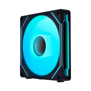 Lian Li UNI Fan SL-Infinity 140 Reverse Blade-Single Pack-ARGB Fan-Daisy-Chain Design-Infinity Mirror-Customizable Lighting Effects-Without Controller-Black-(14RSLIN1B)