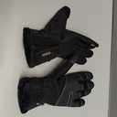 Winter Warm Gloves, Touchscreen Cold Weather Driving Gloves Windproof Anti-Slip Sports Gloves for Cycling Running Skiing Hiking Climbing, Men Women (Large, black)