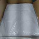 DAKKIONY 10 Pack Round Tablecloth White 120 Inch, Stain Resistant and Wrinkle Polyester Fabric, Washable Table Cover for Kitchen Dining, Wedding, Buffet Table, Holiday Party