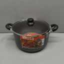 IMUSA 10.0qt Bistro Aluminum Nonstick Dutch Oven with Glass Lid and Cool Touch Handles