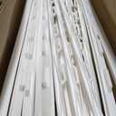20 Pack 48inch Step-in Electric Fence Posts Temporary Plastic Fence Stakes for Garden and Farm Protection, Easy to Install and Move.White