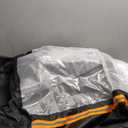 Bike Cover for Transport on Rack,Waterproof Tear Resistant Outdoor Bicycle Cover for 1,2 Bikes with Visible Tail Lights,License Plate Window and 2 Elastic Straps,80 ''L x 18''W x 50''H