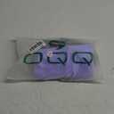 OQQ Women's 2 Piece Bodysuits Sexy Ribbed One Piece Square Neck Short Sleeve Bodysuits (Large)