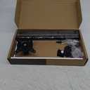 Single LCD Computer Monitor Free-Standing Desk Stand Mount Riser for 13 inch to 32 inch screen with Swivel, Height Adjustable, Rotation, Vesa Base Stand Holds One (1) Screen up to 77Lbs(HT05B-001)) (Black)