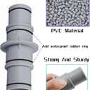 2 x Pool Hose Adapter Connector 1-1/4" or 1-1/2" Pool Hose Adapter for Swimming Pool, Cleaners or Filter Pump Hoses
