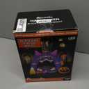 PRESENCE 7.3FT Halloween Decorations Outdoor - Inflatable Pumpkin Photo Frame with Candies Pumpkin, Built-in LEDs for Blow Up Decor Outside Party Supplier Decor Outdoor