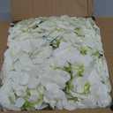 White Hydrangea Artificial Flowers Bulk, 65Pcs Faux Hydrangea Flowers, Silk Hydrangea Flowers with Detachable Stems for Wedding Centerpieces, Home Decor and Party Decorations