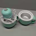 Dash My Mug Ice Cream Maker - Makes Single Serving of Gelato, Frozen Yogurt, Sorbet & More - Easy to Clean & Use - Aqua, 2 Bowls