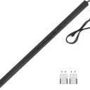 Long Heavy Duty 16 Outlet Large Metal Garage Workshop Multi Wide Industrial Power Strip. 6FT Cord 15A, 125V, 1875W (Black)