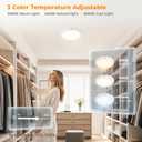 SOCHER Battery Operated Motion Sensor Magnetic Ceiling Light,, 1 Pack