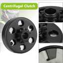 Go Kart Clutch 3/4" 10T #40 41 420 Chain Centrifugal Clutch Fit Predator 212,Minibike MB165 & MB200 6.5HP Small Engine Fit for Honda GX160 GC190 GX120 GX140 GX160 GX200