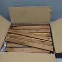 VICTORY RELAX Double Adirondack Side Table, Weather-Resistant Rectangular End Table for Patio, Garden, Lawn, and Living Room. Ideal as a Stylish Indoor and Outdoor Side Table Companion, Natural