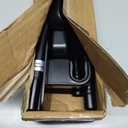 ENJOYBASICS 2 Pack No Drill Curtain Rods for Window 28 to 48 Inches, 5/8 Inch Diameter Renter Friendly Drapery Rod with Adhesive Brackets without Drilling, Adjustable from 27 to 52 Inches, Black