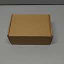 Privacy Door Knob with Lock - Crystal Glass Interior Door Handle for Bedroom Bathroom Closet - Antique Brass, 1 Pack