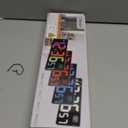 Soobest LED Digital Wall Clock with Seconds, Electric Clock Plug Auto DST Dimmer LED Large Display 10 Inches (White)