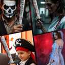 Toy Knife for Kids - Safe Soft Red Blade Scary Fun Prop and Cosplay Party