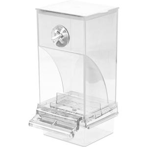 Automatic Pet Feeder, Automatic Dry Food Dispenser Bird Feeder, for Pet Feeder, Cats, Large Dogs(Transparent)