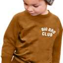 BANGELY Big Bro Club Sweatshirt Boys Promoted to Big Brother Pullover Pregnancy Baby Announcement Toddler Long Sleeve Shirt (2-3T)