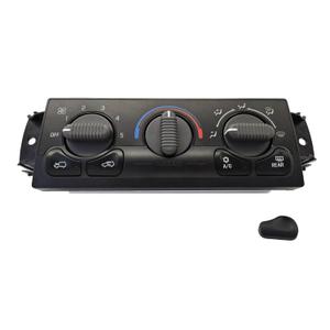 599-218 Front A/C Heater Climate Control Module Panel with Rear Window Defogger Switch Compatible with 1999-2002 Chevy Tahoe Avalanche Suburban Silverado and GMC Yukon Sierra