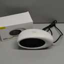 Desk Heater,600W Energy Efficient Small Desk heater for Indoor Use, PTC Fast Heating Ceramic Space Heater for Bedroom Home Office Indoor Use(White)