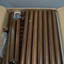AmazerBath Bamboo Over The Toilet Storage Shelf, Over Toilet Bathroom Organizer Rack, 3-Tier Bathroom Shelves Over Toilet, Space Saver, Walnut Brown