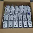 Meconard 12 Pack 4 Inch 5CCT LED Canless Recessed Lighting with Night Light, 2700K/3000K/3500K/4000K/5000K Selectable Ultra-Thin LED Ceiling Lights, 9W=75W, 750LM, Dimmable Wafer Downlight ETL&FCC (White)