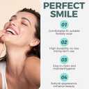 Temporary Snap on Veneers, Natural Looking False Teeth Dentures for Men and Women, Comfortable Fit for Upper and Lower