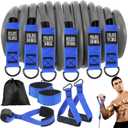 Kifmurase Heavy Resistance Bands for Working Out, 300lbs Exercise Bands with Handles, Workout Bands with Handles, Fitness Weight Bands for Men Muscle Strength Training Stretching Yoga