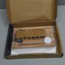 YEOUX Glass Desk Whiteboard with Reversible Wood Stand, Desktop Small White Board, Reusable Mini Dry Erase Board 6.7"x9.5" for Office, Home, School, Marker&Eraser Included (Beech-white Horizontal)