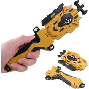 String Launcher and Grip, Battling Burst Launcher, Left/Right Spin Compatible with Burst Gyros, Two Launch Modes(Golden) String Launcher and Grip, Battling Burst Launcher, Left/Right Spin Compatible with Burst Gyros, Two Launch Modes(Golden)