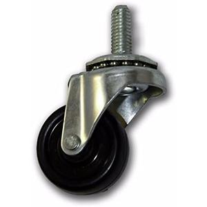 1-5/8" Caster w/ 3/8" x 1" Stem & Rubber Wheel