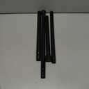 CorkLatta Black Shower Curtain Rod 31 to 80 Inch,1 Inch Diameter Adjustable Spring Tension Stainless Steel Telescoping Rod,Easy Install,No Rust