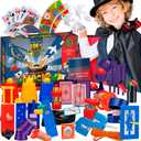 Mega Magic Kit for Kids - Perform 100's of Today's Most Exciting Tricks - Magic Set with Tutorial Videos for Kids Ages 6-8, 8-10, 10-12