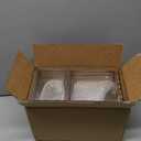 STORi Audrey Stackable Clear Bin Plastic Organizer Drawers | 2 Piece Set | Organize Cosmetics and Beauty Supplies on a Vanity | Made in USA (4.5" and 6.75" Tall Set)