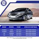 Control Arm, w/Sports Suspension Front Lower Ball Joint Kit Replacement For 2011-2014 Hyundai Sonata Azera Kia Cadenza Optima(Non-Hybrid Version)