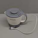 Proctor Silex 32oz Adjustable Temperature Hot Pot, Electric Kettle for Tea, Boiling Water, Cooking Ramen, Noodles and Soup, PFAS-Free Nonstick Coating, White (48507MN) (1 Quarts)