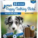 N-Bone Jumbo Puppy Teething Sticks Chicken Flavor Dog Treats, 7.28-oz Bag (EXP 09/02/27)
