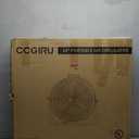 24" High Velocity Industrial Drum Fan, 8500 CFM 3-Speed Heavy Duty Metal Black Shop Fan for Warehouse, Workshops, Garage, Factory and Basement - UL Safety Listed