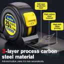 YesBes Tape Measure 25 ft, 5 Pack Bulk Easy Read Measuring Tape Retractable, Measurement Tape 25 FT by 1 in