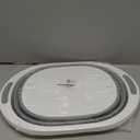 Collapsible Wash Basin, 7.5L Dish Tub Sink Basin Folding Dish Pans for Kitchen Sink, 2-in-1 Dishpan + Cutting Board, Portable Sink Dish Basin for Camping BBQ Prep Tub Washing Bin Bucket for Cleaning