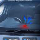 108dB Car Alarm System, Car Anti-Theft Vibration Sensor Alarm & Red Light, Wireless Remote Anti Theft Vehicle Device with Magnetic Install Design for RV, SUV, Truck