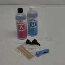 Epoxy Resin Kit Two Part 32 oz Crystal Clear Non-Yellowing Self-Leveling High Gloss UV & Heat Resistant Art/Craft/River Tables Beginner Friendly (32oz)